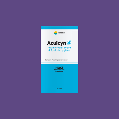 Acuicyn Antimicrobial Eyelid & Eyelash Hygiene - Hypochlorous Solution