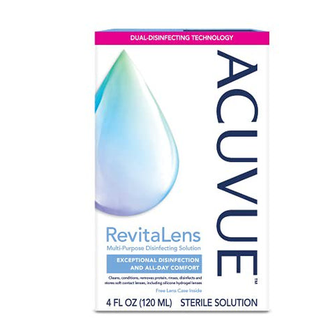 ACUVUE RevitaLens Multi-Purpose Disinfecting Solution (4oz + Lens Case)