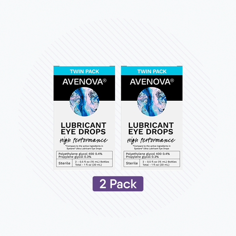 Avenova Lubricant Eye Drops (Twin Pack) 15ml Bottles