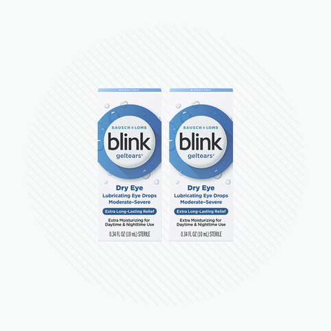 Blink Gel Tears Lubricating Eye Drops 2-Pack (2 x 10ml bottles)