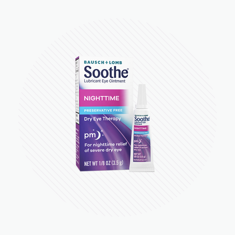 Soothe Eye Ointment by Bausch & Lomb, Lubricant Relief for Dry Eyes, Nighttime Dry Eye Therapy, Sensitive Eyes, Preservative Free, (1.8 Oz tube)