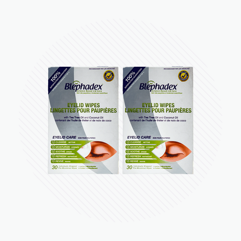 Blephadex Wipes 2-pack (2 Month Supply, 2 Boxes of 30)