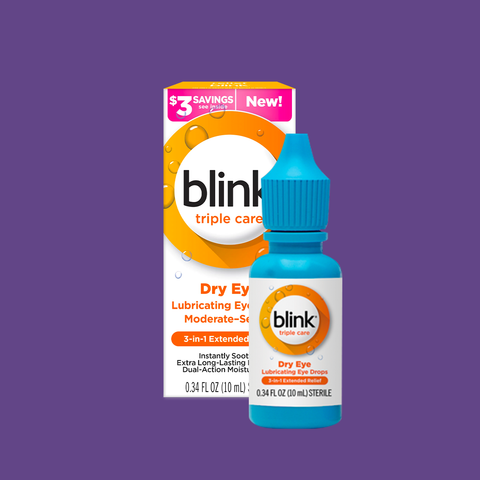 Blink Triple Care 3 in 1 Eye drops for Moderate to Severe Dry Eye