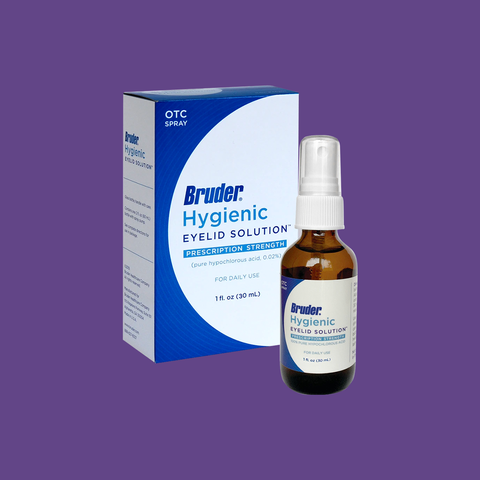 Bruder Hypochlorous Hygienic Eyelid Solution (1oz & 2oz bottles)