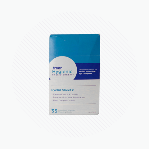 Bruder Hygienic Eyelid Sheets 35 Count Box (Used with Bruder Mask)