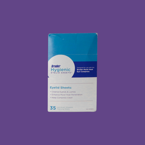 Bruder Hygienic Eyelid Sheets 35 Count Box (Used with Bruder Mask)