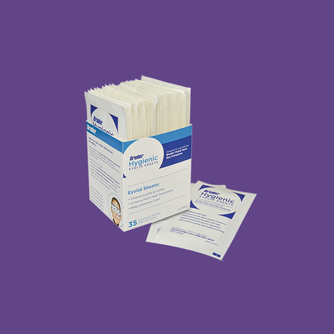 Bruder Hygienic Eyelid Sheets 35 Count Box (Used with Bruder Mask)