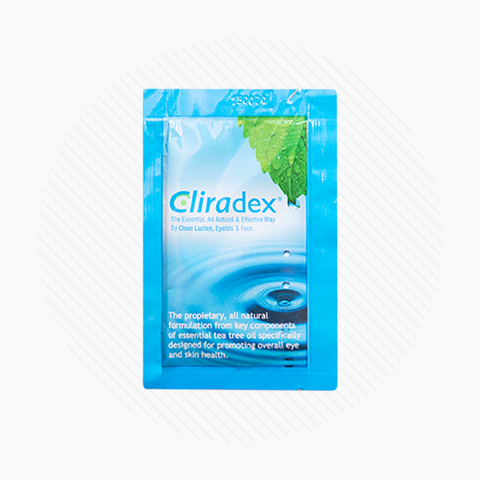 Cliradex Wipes 2-pack - Tea Tree Oil Extract Eyelid Towelette, 2 x 24 Count (2-Pack)