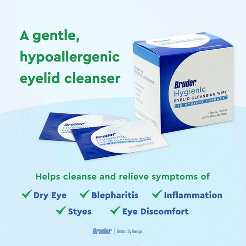 Bruder Hygienic Eyelid Cleansers Combo Pack (Spray & Wipes)