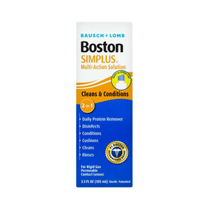 Boston Simplus Multi-action Rigid Gas Perm Solution, 3.5oz