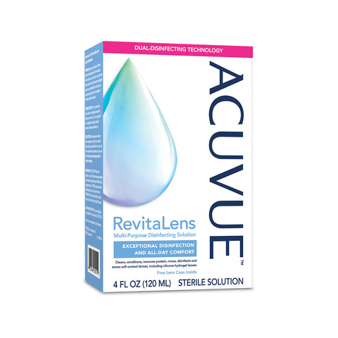 ACUVUE RevitaLens Multi-Purpose Solution (4oz + Lens Case)