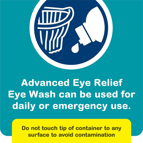 Advanced Eye Relief Eye Wash by Bausch & Lomb (4 oz Bottle)