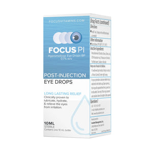 Focus PI Eye Drops (10ml Bottle) – Lubricating Eye Drops, Long Lasting Hydration