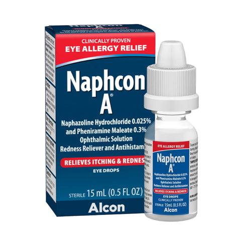 Naphcon A Redness Reliever Eye Drops with $3 Coupon (15mL)