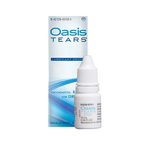 Oasis Tears Multidose Bottle, Lubricant Eye Drops 10mL