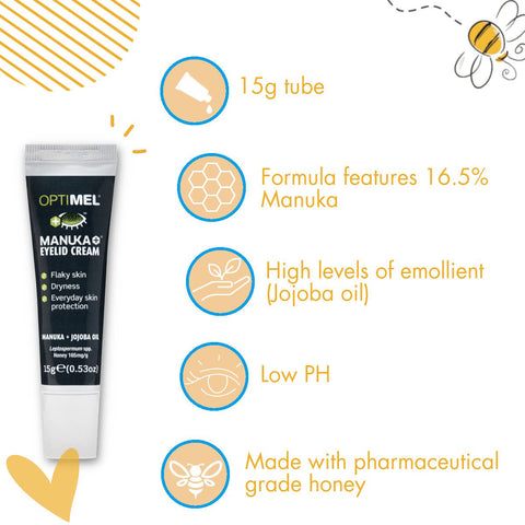 Optimel Manuka Eyelid Cream (15g tube)