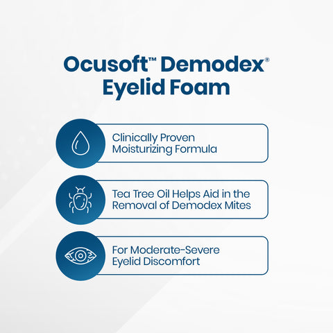 OCuSOFT Oust Demodex Removal Cleanser Foam (50mL)