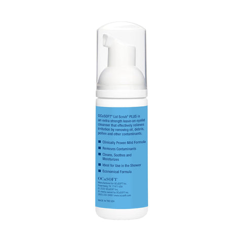 Ocusoft Lid Scrub Plus Foam for Eyelid Cleaning (50ml bottle)