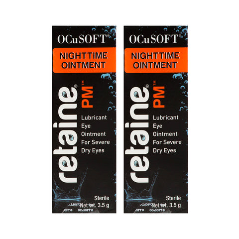 Ocusoft Retaine PM 2-pack Nighttime Ointment Economy Size 2-Pack (2 x 5g tubes)