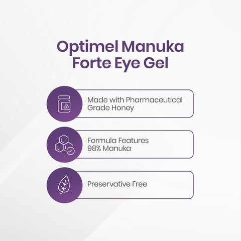 OptiMel Manuka Forte Eye Gel Ointment (0.35 oz/10g tube)