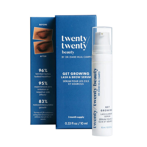 Twenty Twenty - Get Growing Lash & Brow Serum 2-pack (2 x 10ml Bottle) 4 month supply