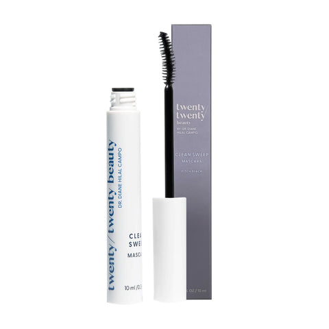 Twenty Twenty Clean Sweep Mascara, Pitch Black, 10ml