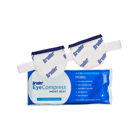 Bruder Moist Heat Eye Compress (Pack of 2) Microwave Activated, Fast Acting