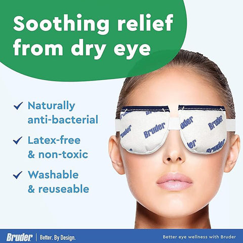 Bruder Mask Moist Heat Dry Eye Compress - Microwavable