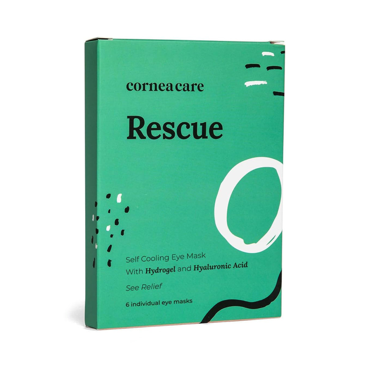 CorneaCare Rescue Cooling Eye Masks for Allergy relief (6-pack)