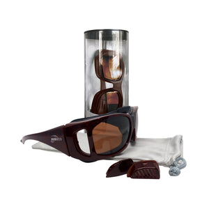 EyeEco Large Moisture Release Eyewear- (Demi Amber with Copper Lens)