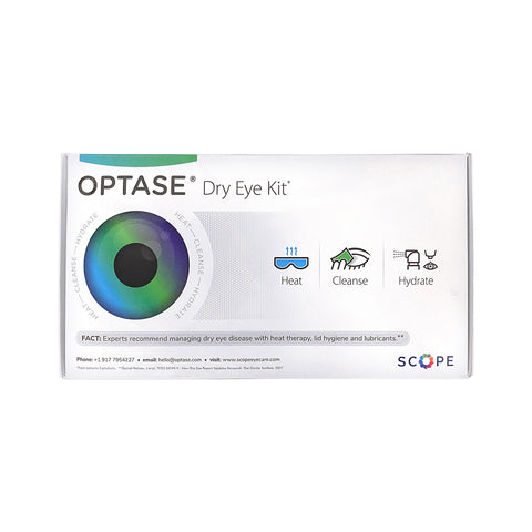 Optase DryEye Kit (A) Heat Mask, Cleansing Wipes, Intense Eye Drops