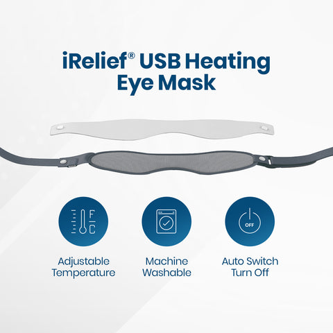 I-Relief USB Eye Heat Mask with removable insert