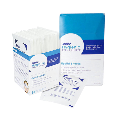 Bruder Hygienic Eyelid Sheets 35 Count Box (Used with Bruder Mask)