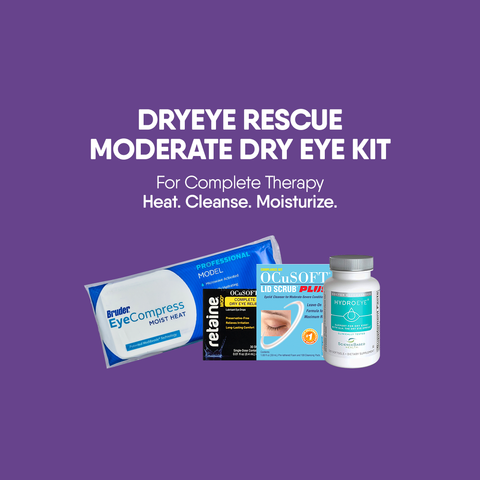 DryEye Rescue Moderate Dry Eye Bundle (4 items)