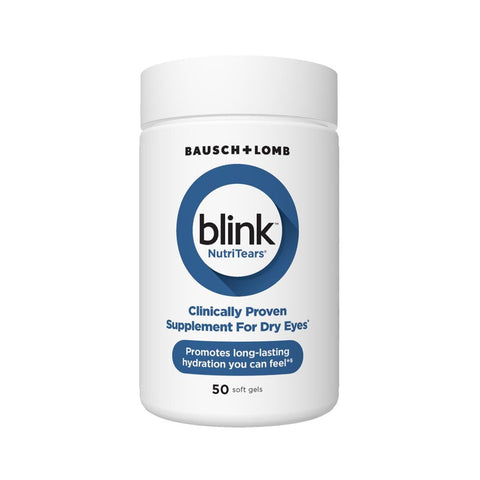 Blink NutriTears supplement for Dry Eyes (50 Softgels - 2 Mo Supply)