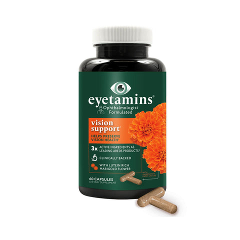 Eyetamins Vision Support - Lutein, Zeaxantin AREDs Macular Support