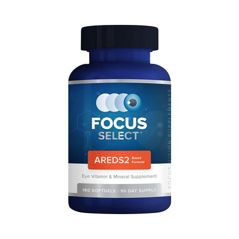 Focus Select Supplement - AREDS2 formula for Macular Degeneration (180ct. 90 Day Supply)