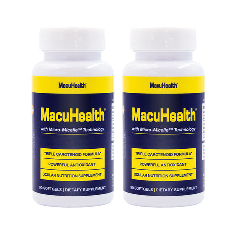 MacuHealth 2-pack Triple Carotenoid Formula (180 Softgels, 6 Month Supply) 2-pack