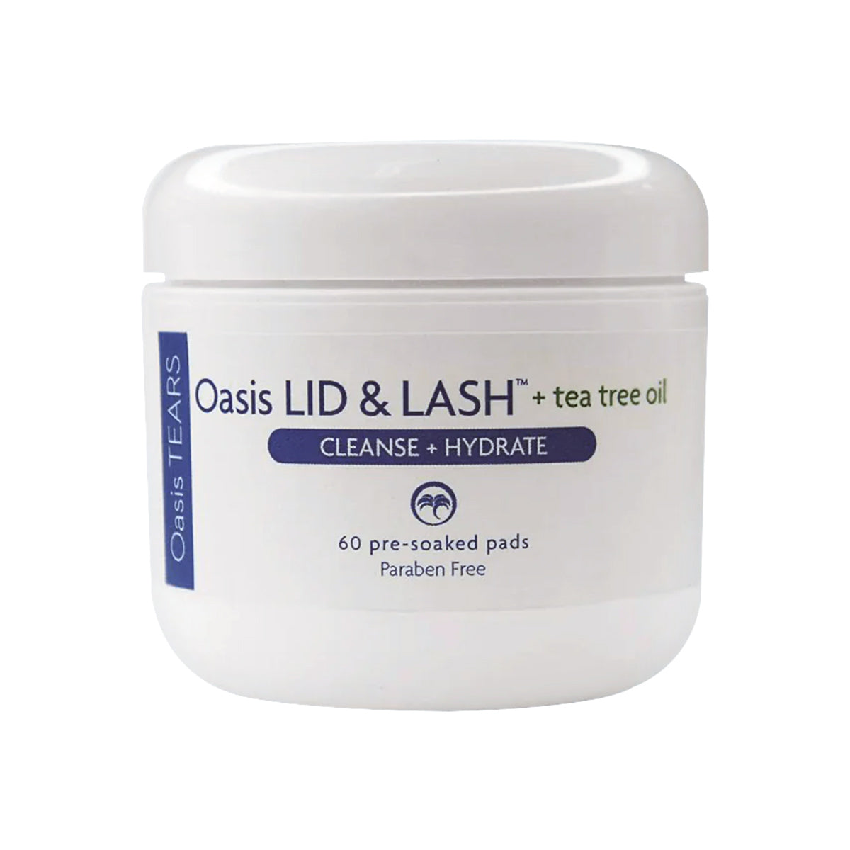 Oasis LID & LASH + Tea Tree Oil Eyelid & Lash Cleansing Wipes (60ct)