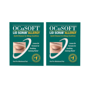 Ocusoft Lid Scrub  Allergy Eyelid Cleanser (2 x 30 Wipes) 2-Pack