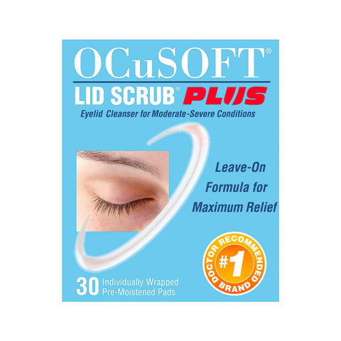 Ocusoft Lid Scrub Plus 30 Pre-Moistened Pads