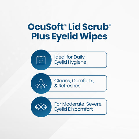 Ocusoft Lid Scrub Plus 30 Pre-Moistened Pads