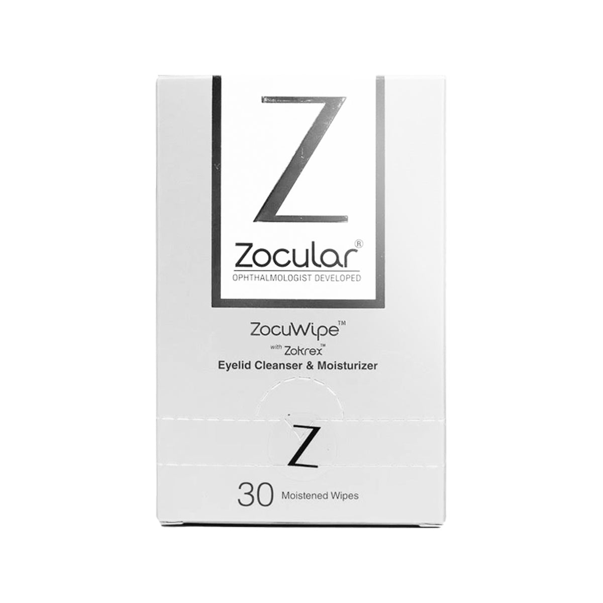 ZocuWipe Eyelid Cleanser and Moisturizer - 30 Count