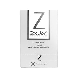 ZocuWipe Eyelid Cleanser and Moisturizer - 30 Count