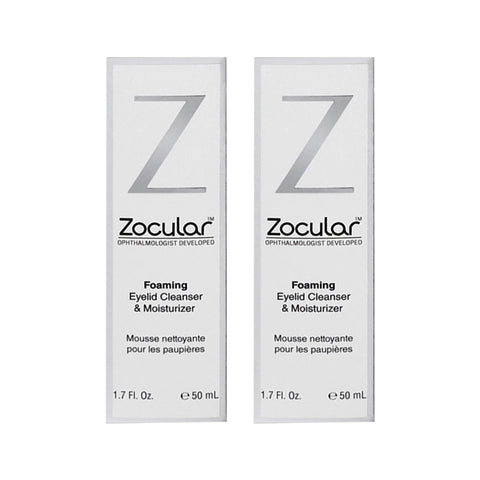 ZocuFoam 2-Pack Eyelid Foam Cleanser (4-6 month supply)