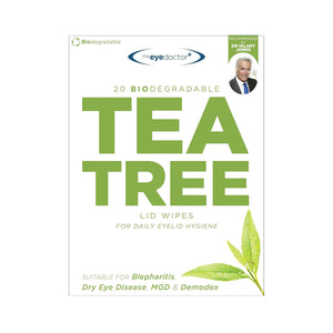 The Eye Doctor Tea Tree Oil Lid Wipes for Daily Hygiene and Dry Eyes (20ct)