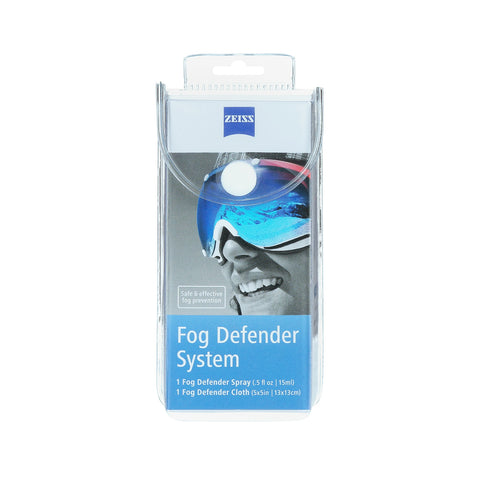 ZEISS Fog Defender System Anti-Fog Spray for Glasses – 1 Spray Bottle and 1 Microfiber Cloth