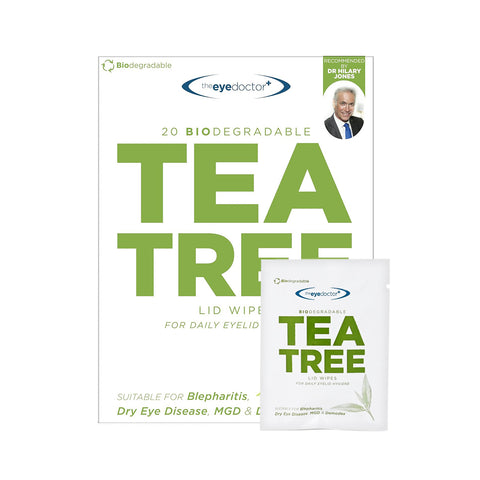 The Eye Doctor Tea Tree Oil Lid Wipes for Daily Hygiene and Dry Eyes (20ct)