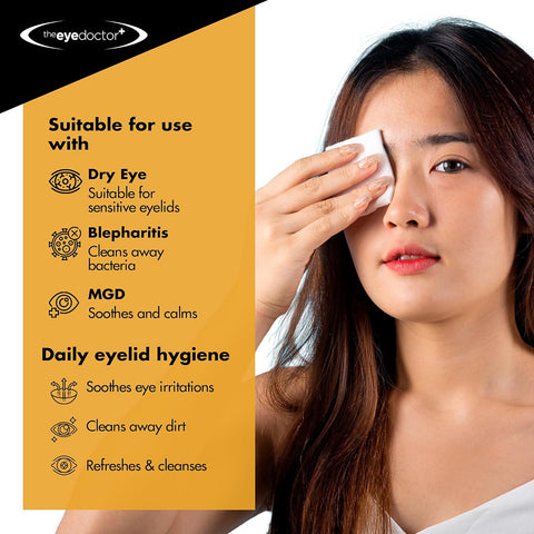 Biodegradable Eyelid Wipes for Eyelid Cleaning 20ct