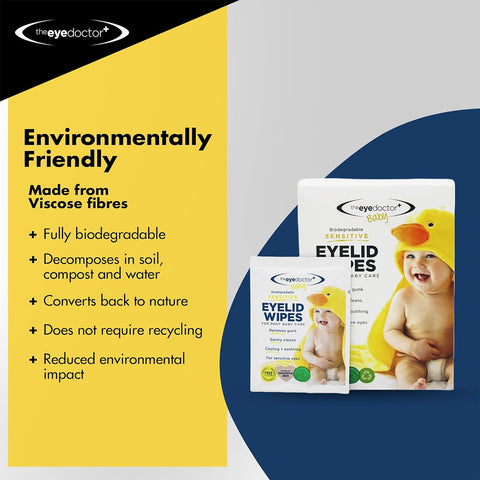 The Eye Doctor Sensitive Baby Eye Wipes - Preservative Free - 20ct Wipes